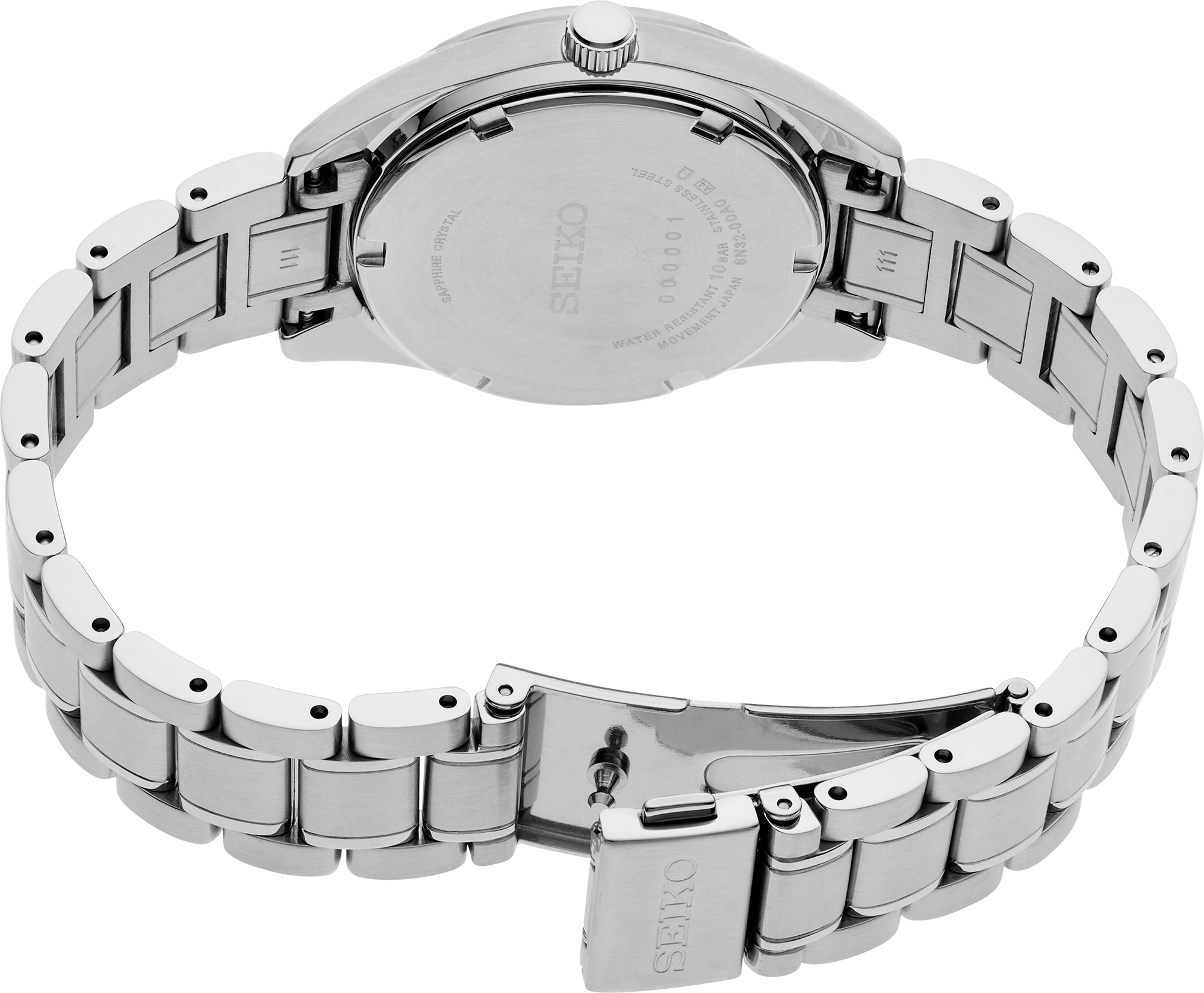 seiko sur579 mother of pearl and diamond watch