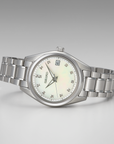 seiko sur579 mother of pearl and diamond watch