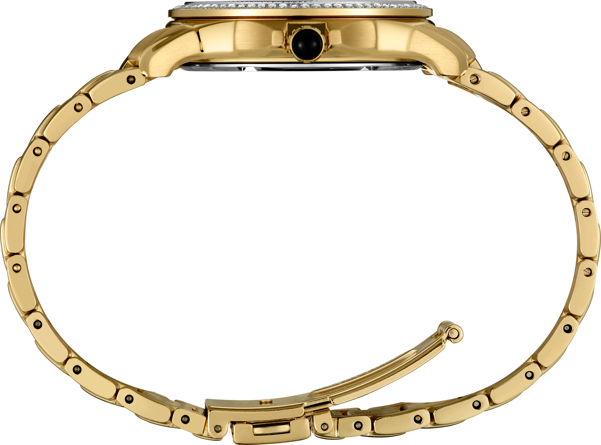 seiko sur592 gold tone diamond watch