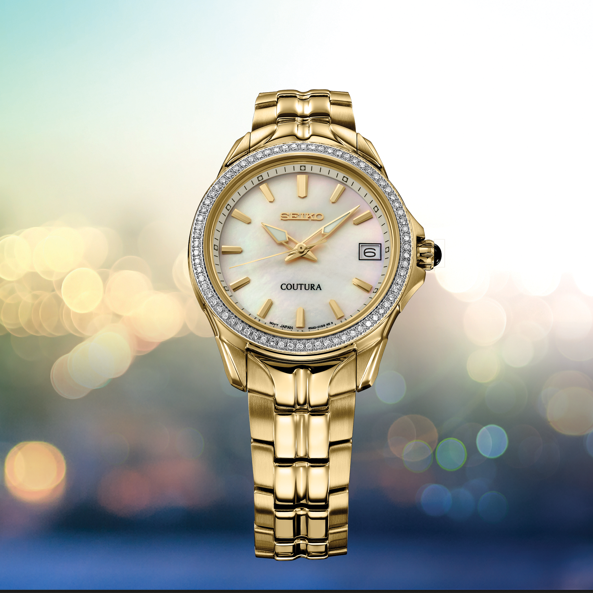 セイコー 腕時計 アクセサリー レディース Women's Essential Gold-Tone Stainless Steel Bracelet Watch 30mm Champagne セイコー レディース 腕時計 アクセサリー Women\u0027s Essentials Light