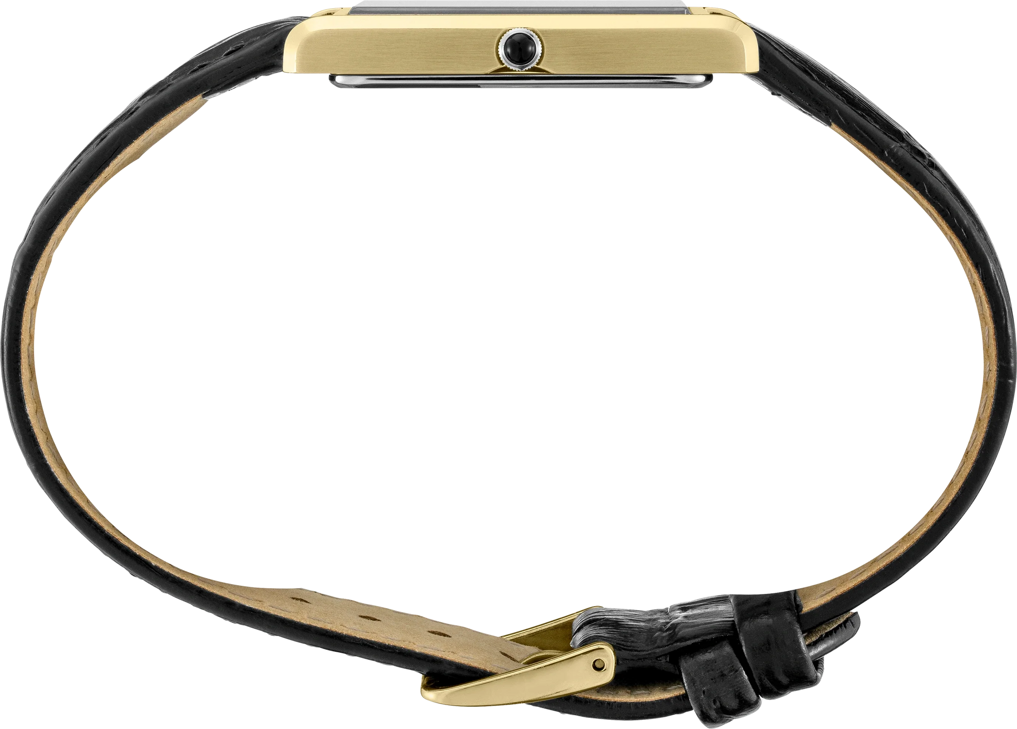 Seiko Essentials SWR052 Gold-Tone Rectangular Dress Watch - Skeie's Jewelers