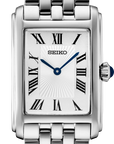 Seiko Essentials SWR083 Ladies Rectangular Dress Watch Steel