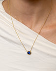 Sapphire Bezel-Set Necklace by Skeie's - Skeie's Jewelers