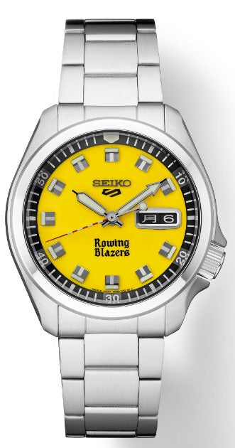 Seiko SRPJ69 Rowing Blazer Yellow Dial Watch - Skeie's Jewelers