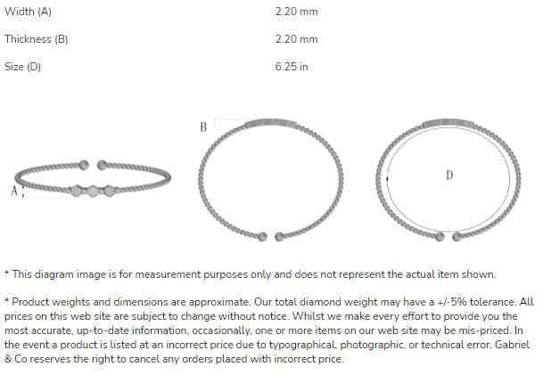 Gabriel &amp; Co. Yellow Gold Bujukan Split Bangle - Skeie's Jewelers