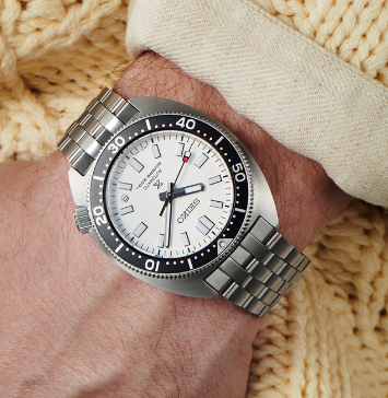 Seiko Prospex SPB313 White Dial Automatic Dive Watch - Skeie's Jewelers