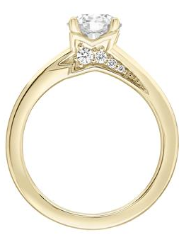 Frederick Goldman Shooting Star Diamond Engagement Ring - Skeie's Jewelers