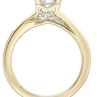 Frederick Goldman Shooting Star Diamond Engagement Ring - Skeie's Jewelers