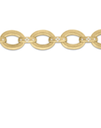 Roberto Coin 18k Gold "Duchessa" Satin Oval Link Bracelet - Skeie's Jewelers