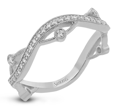 Simon G Interwoven Diamond Ring - Skeie's Jewelers