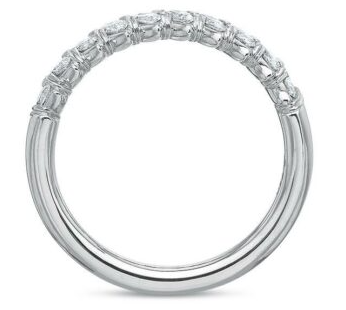 Precision Set Marquis Wedding Band - Skeie's Jewelers