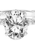 Frederick Goldman Diamond and Milgrain Accented Engagement Ring - Skeie's Jewelers