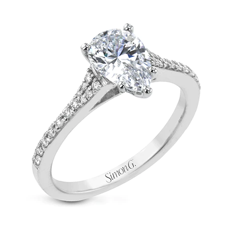 Simon G Split Shank Engagement Ring - Skeie&#39;s Jewelers
