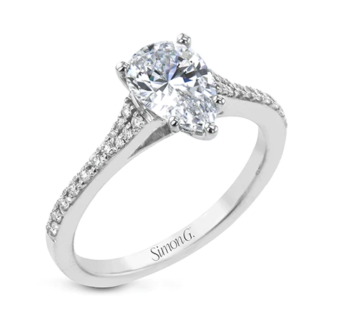 Simon G Split Shank Engagement Ring - Skeie's Jewelers