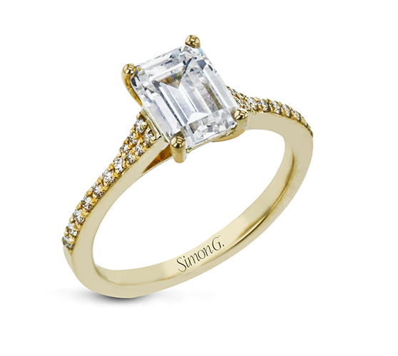 Simon G Split Shank Engagement Ring - Skeie's Jewelers