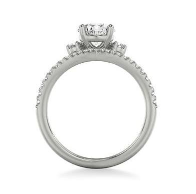 Crown Halo Engagement Ring - Skeie's Jewelers