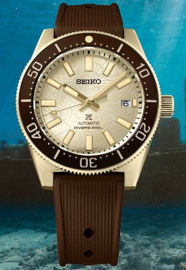 Seiko SLA066 Limited Edition 1965 Champagne Dial Dive Watch - Skeie's Jewelers