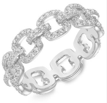 Diamond Link Eternity Band - Skeie's Jewelers