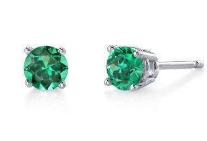 Emerald Studs - Skeie's Jewelers