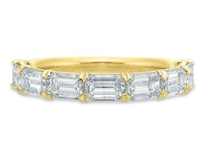 The Emerald-Cut Diamond Band - Skeie's Jewelers