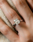 Lab-Grown Emerald-Cut Diamond Solitaire - Skeie's Jewelers
