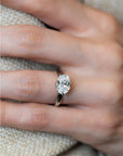 Lab-Grown East-West Diamond Solitaire - Skeie's Jewelers