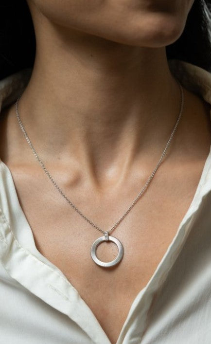 Marco Bicego® 'Masai' Yellow Gold Circle Pendant Necklace - Skeie's Jewelers