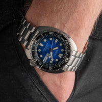 Seiko Prospex SRPE39 Special Edition Turtle Blue Dial Diver Watch - Skeie's Jewelers
