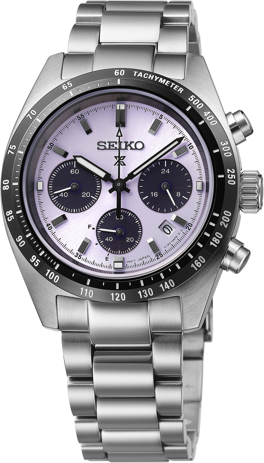 Seiko Speedtimer Solar Chronograph World Athletics Championships Tokyo25 Limited Edition Front View - Skeie's Jewelers