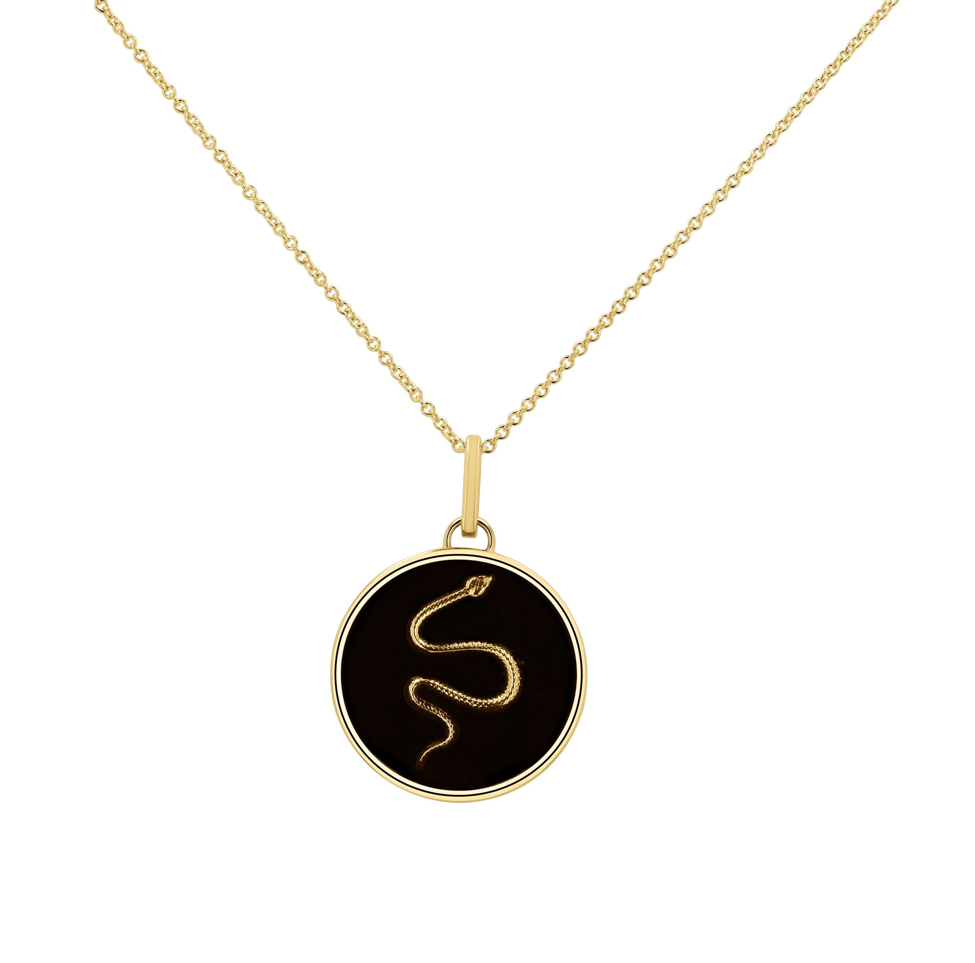 The Bijou Viper Medallion Pendant - Skeie's Jewelers