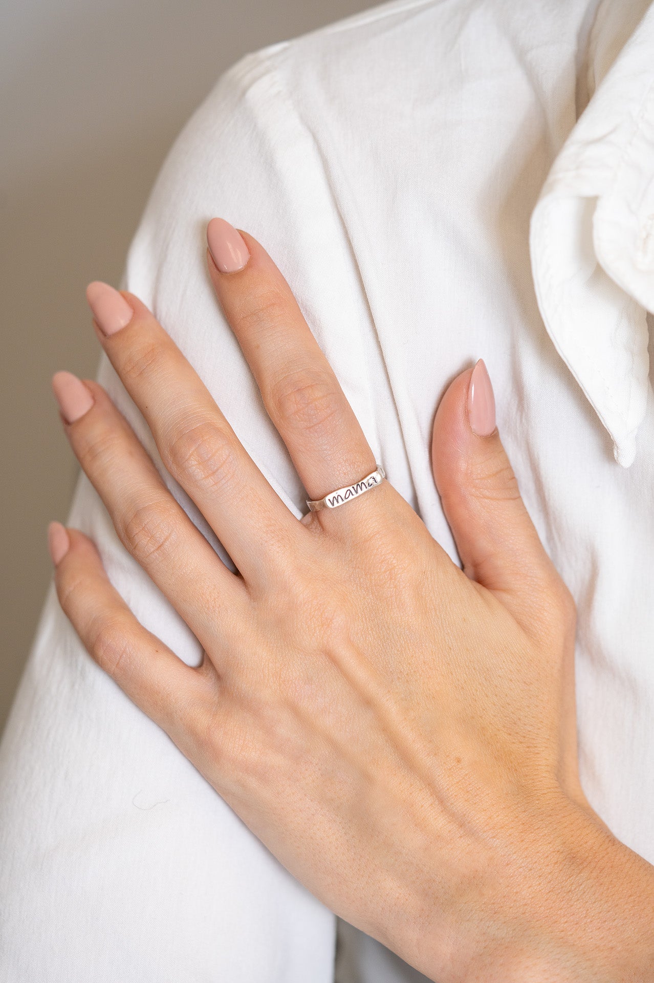 Lika Behar Stockton Sterling Silver "Mama" Diamond Accent Ring - Skeie's Jewelers