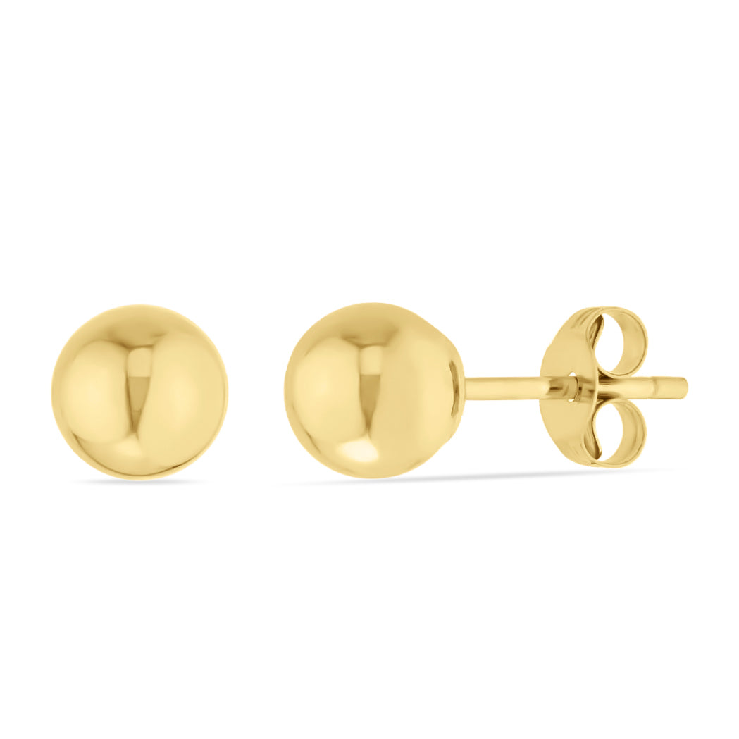 Gold Ball Studs - Skeie&#39;s Jewelers