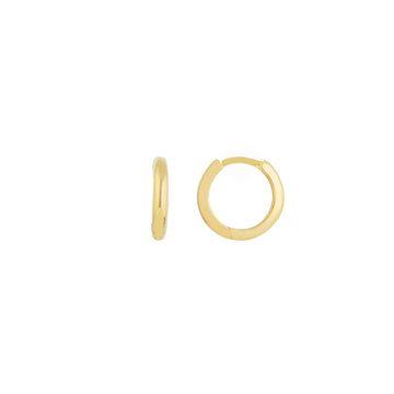 Yellow Gold Small Hoops