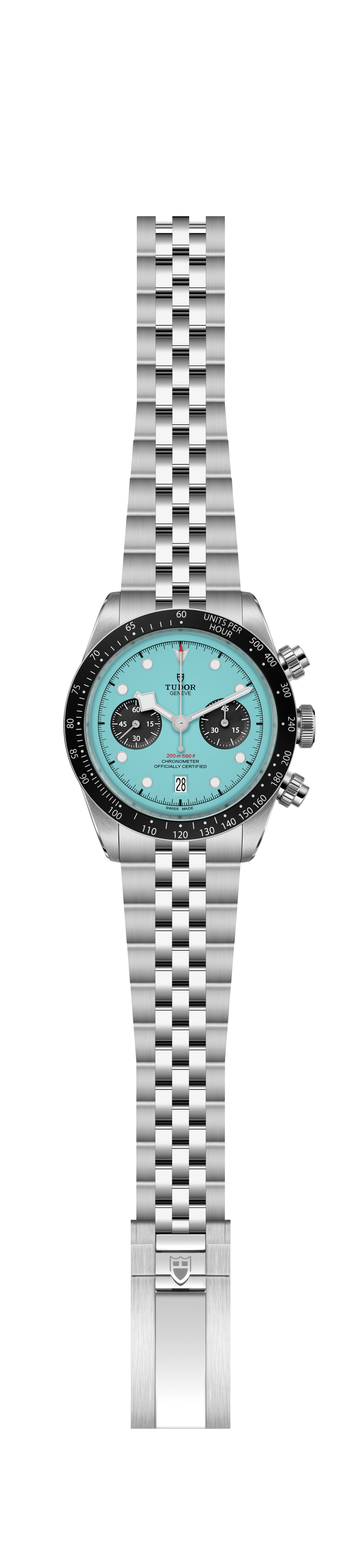 Tudor Black Bay Chronograph 'Flamingo Blue' Automatic Watch - M79360N-0024 - Skeie's Jewelers