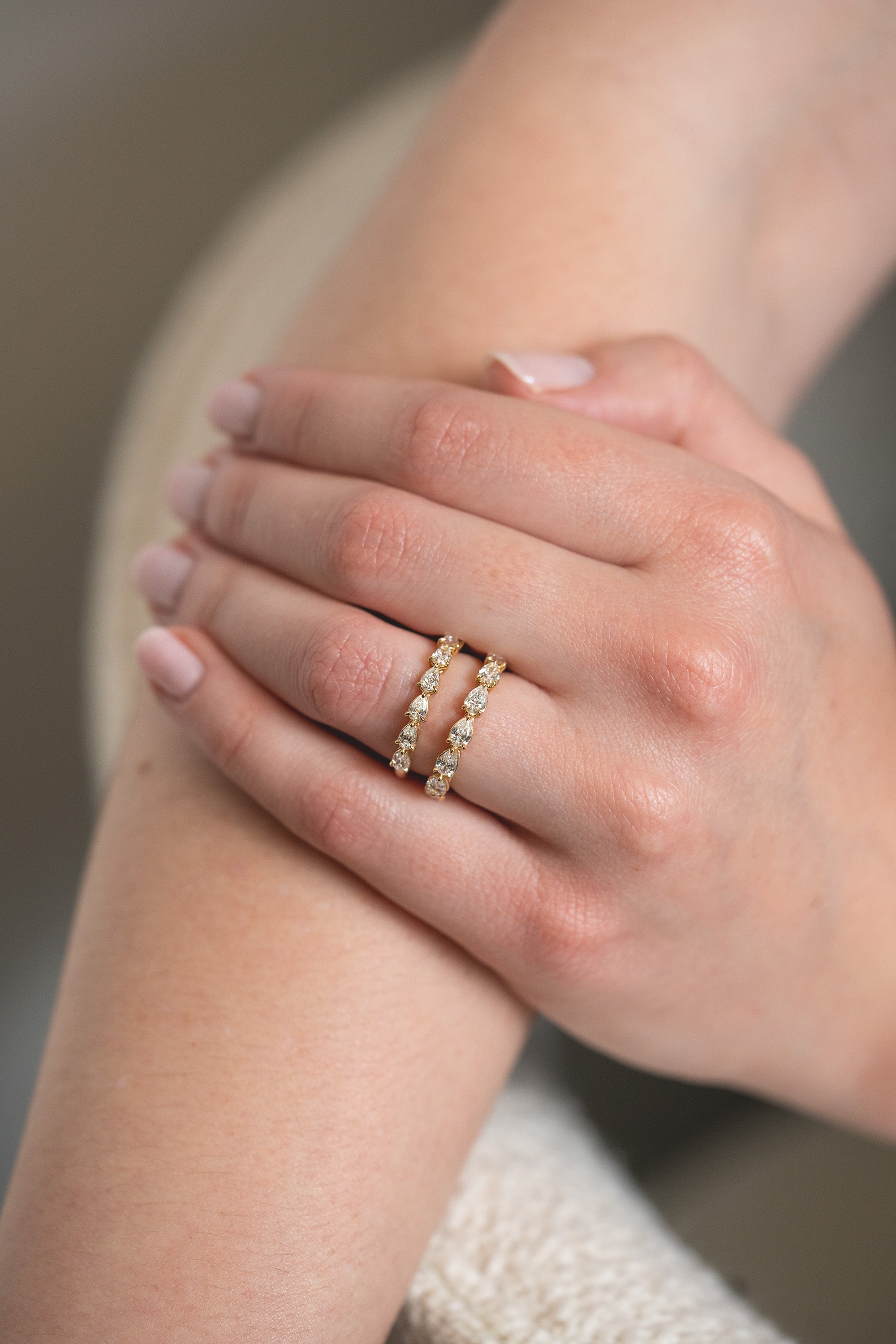 The Pear-Cut Diamond Band - Skeie&#39;s Jewelers