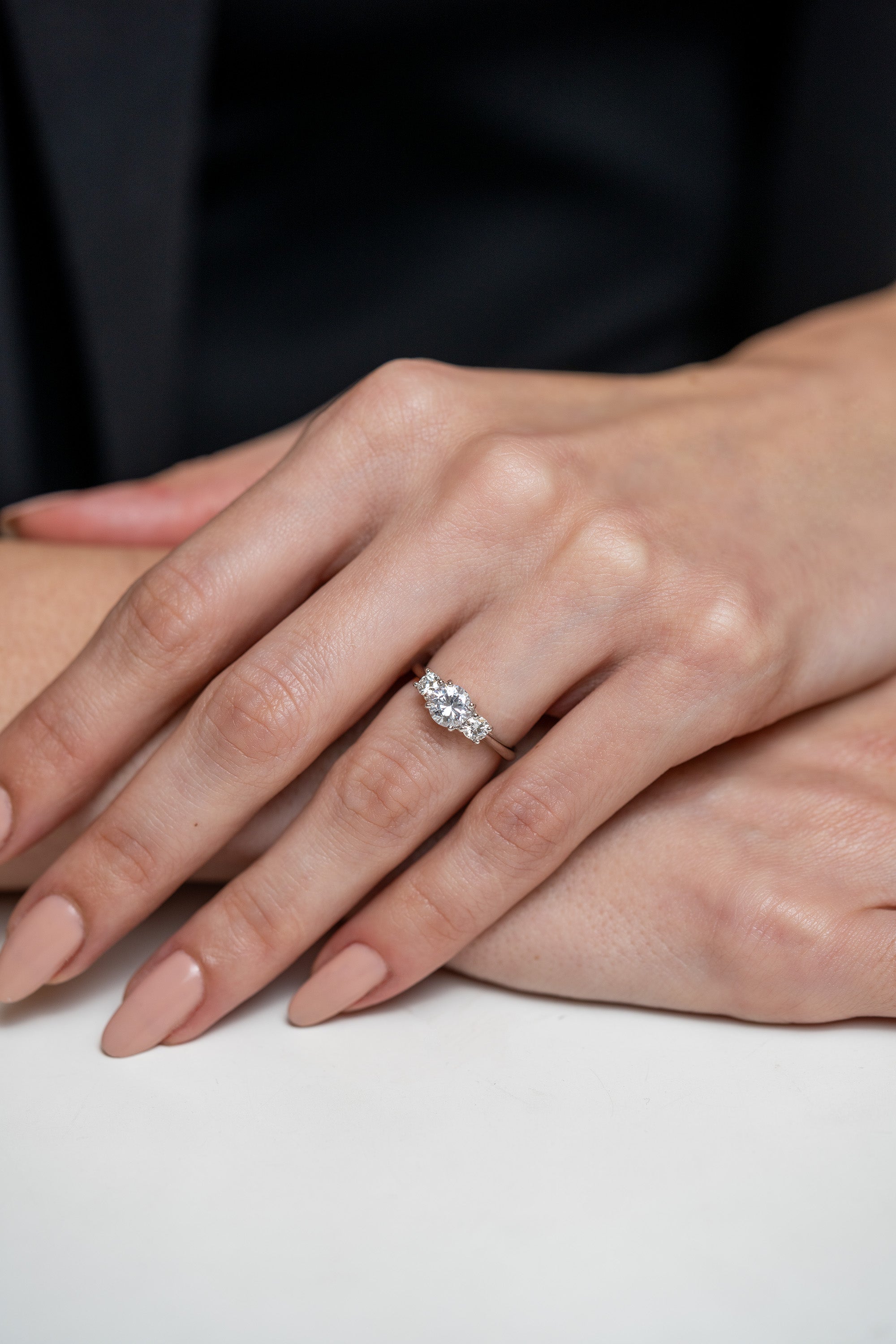 The Trellis 3-Stone Engagement Ring - Skeie's Jewelers