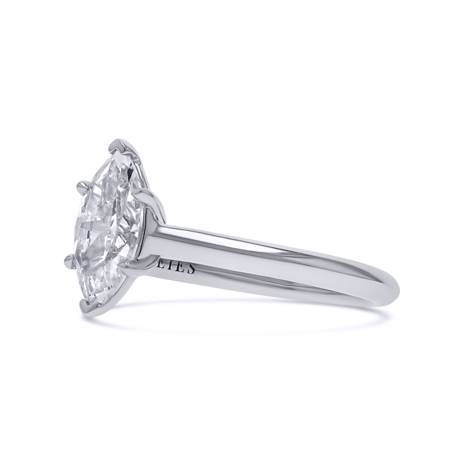 Skeie's Signature Marquise Solitaire Engagement Ring - Customizable Setting - Skeie's Jewelers