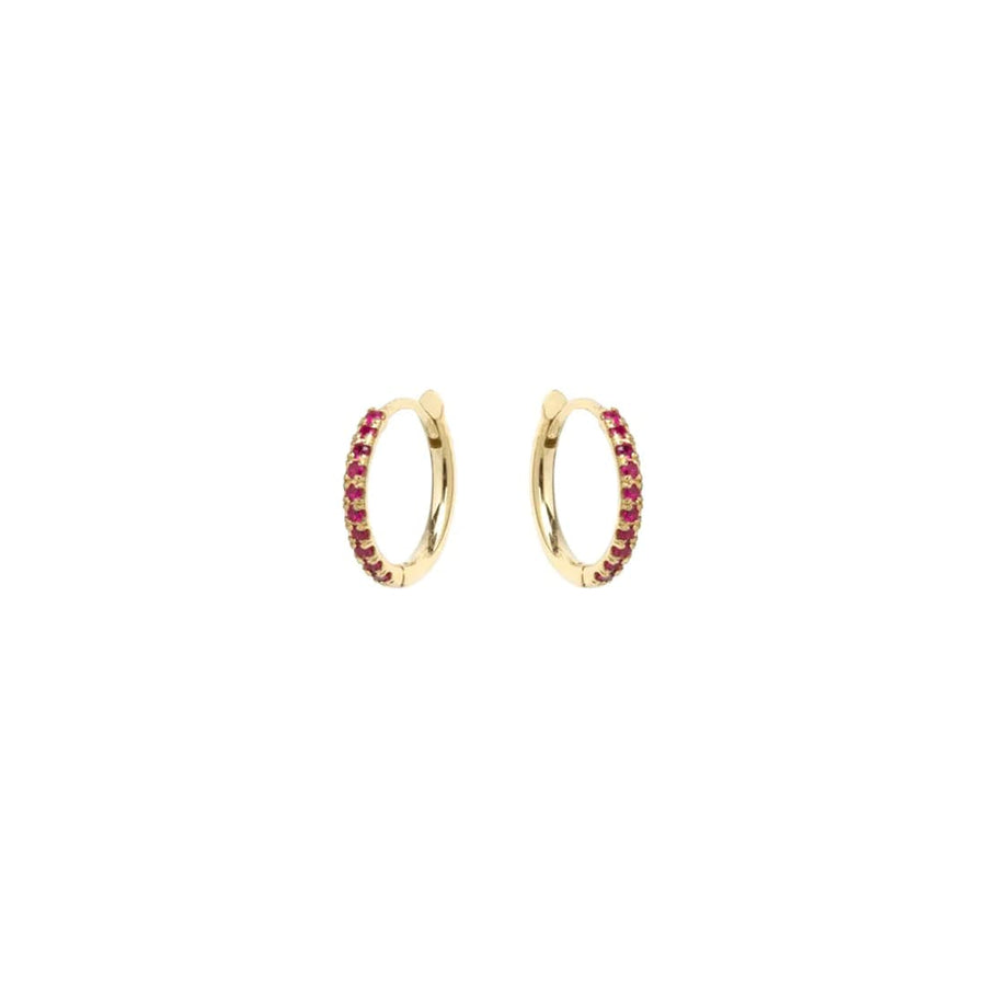 Mini Gemstone Hoops by Zoe Chicco - Skeie's Jewelers
