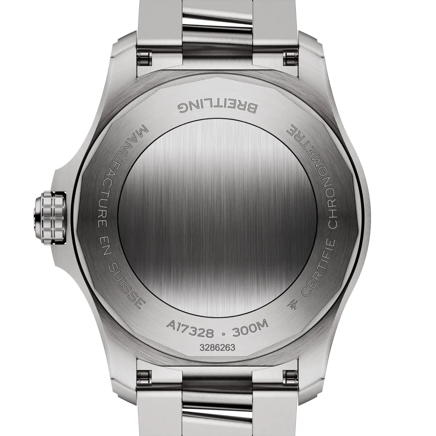Breitling Avenger Automatic 42mm Green Dial on stainless steel strap - Caseback