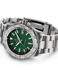 Breitling Avenger Automatic 42mm Green Dial on stainless steel strap - Closed Bracelet