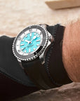 Breitling Superocean Automatic 44mm Turquoise Dial on rubber strap - Modeled