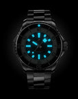 Breitling Superocean Automatic 46mm Black Dial on stainless steel strap - Lume Shot