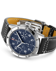 Breitling Classic Avi Chronograph 42 Tribute To Vought F4u Corsair 42mm Blue Dial on calfskin leather strap - Closed Bracelet