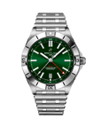 Breitling Chronomat Automatic Gmt 40mm Green Dial on stainless steel strap - Facing