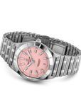Breitling Chronomat 32mm Pink Dial on stainless steel strap - Closed Bracelet