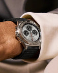 Breitling Chronomat B01 42mm Silver Dial on rubber strap - Modeled