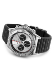 Breitling Chronomat B01 42mm Silver Dial on rubber strap - Closed Bracelet