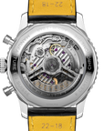 Breitling Navitimer B01 Chronograph 43mm Ice Blue Dial on alligator leather strap - Caseback
