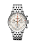 Breitling Navitimer B01 Chronograph 41mm Cream Dial on stainless steel strap - Facing