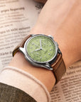 Breitling Premier B09 Chronograph 40mm Pistachio Green Dial on alligator leather strap - Modeled